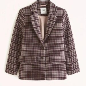 NWT Abercrombie Heavyweight Wool-Blend Blazer Coat XL